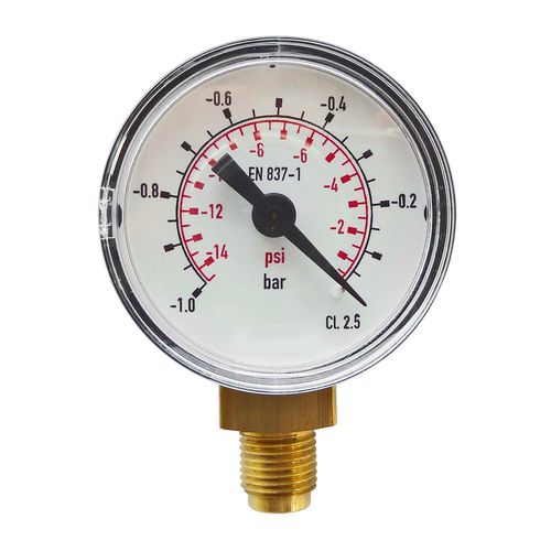 Mechanischer Vakuummeter - PMM  - Sommer-Technik - mit Zifferblatt-Anzeige