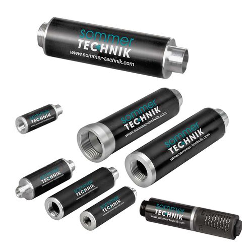 Auslass-Schalldämpfer - AA - Sommer-Technik - Vakuum / für Ejektor / rohrförmig