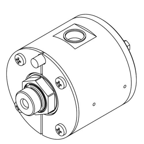 Drehdurchführung für Wasser - 524100024E - SCHLEIFRING GmbH - für Luft / für Öl / radial
