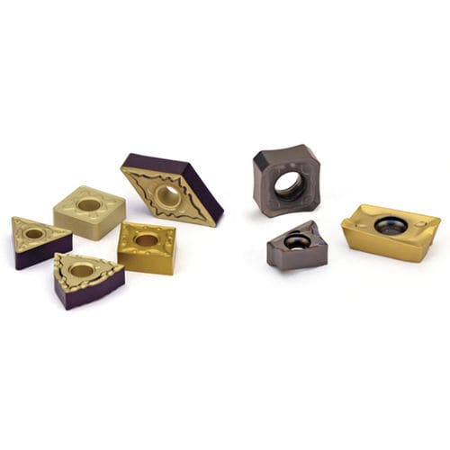 Fräswendeschneidplatte - CANELA EINES - Hartmetall / für Aluminium / mit PVD-Beschichtung