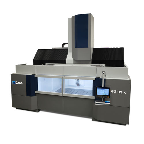 CNC-Bearbeitungszentrum / 5-Achs - ETHOS K series - CMS S.p.A. - vertikal / für Verbundstoffe / für Holz