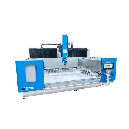 CNC-Bearbeitungszentrum / 5-Achs - maxima  - CMS S.p.A. - vertikal / für Glas / Fräs
