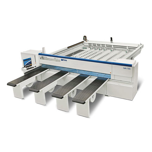 Rundmesser-Schneidemaschine - helix series - CMS S.p.A. - für Kunststoffe / Platten / für Platten