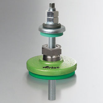 Maschinenfuß - GLRN series - AirLoc AG - Elastomer / Nivellier / Fundament-Verankerung