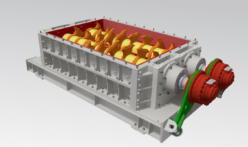 Primär-Schredder - RM 1800 - ERDWICH Zerkleinerungs-Systeme GmbH - Zweiwellen / für Späne / für Elektronikschrott