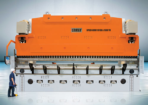 Hydraulische Abkantpresse - ERMAKSAN - 6-Achs / Tandem / mit großen Abmessungen