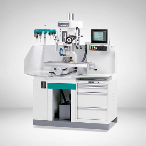 Vertikale Bohr- und Fräsmaschine - PICOMAX&reg; 21-D - FEHLMANN - 3-Achs / kompakt / Gewinde