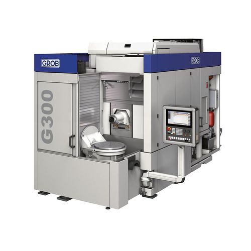 CNC-Bearbeitungszentrum / 3-Achs - G300 - GROB-WERKE - horizontal / für Aluminium / Schwenkbarer Drehtisch