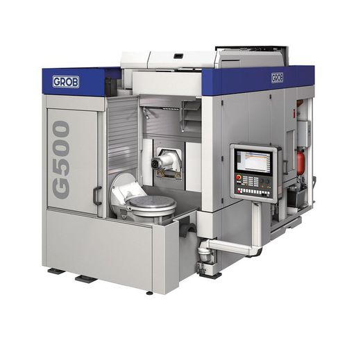 CNC-Bearbeitungszentrum / 3-Achs - G500 - GROB-WERKE - horizontal / für Aluminium / Schwenkbarer Drehtisch