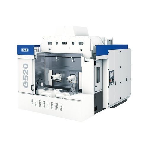 CNC-Bearbeitungszentrum / 3-Achs - G520 - GROB-WERKE - horizontal / für Aluminium / 2 Spindeln
