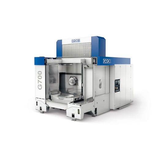 CNC-Bearbeitungszentrum / 3-Achs - G700 - GROB-WERKE - horizontal / für Aluminium / Schwenkbarer Drehtisch