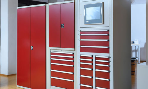 Warenlager-Regal - WS Series - LOKOMA - mit Schubladen / Metall