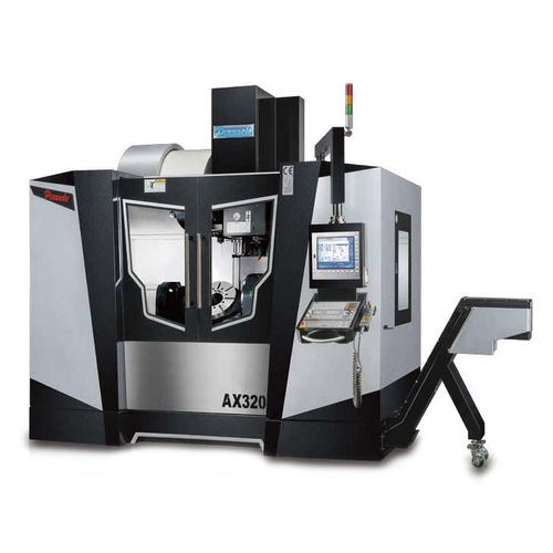 CNC-Bearbeitungszentrum / 5-Achs - AX320  - PINNACLE Machine Tool Co., Ltd. - vertikal / Schwenkbarer Drehtisch / 24 Werkzeuge