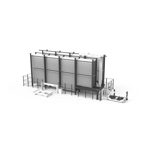 Vertikales automatisches Lagersystem - MIDI - Remmert GmbH - horizontal / für Blech / modular