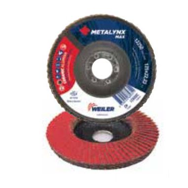 Lamellenscheibe für Edelstahl - 388931 - Weiler Abrasives - mit Zirkonbeschichtung