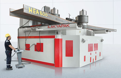 Hydraulische Biegemaschine - APK 800 - AKYAPAK MAKINA SAN TIC - Rohr / Profil / horizontal