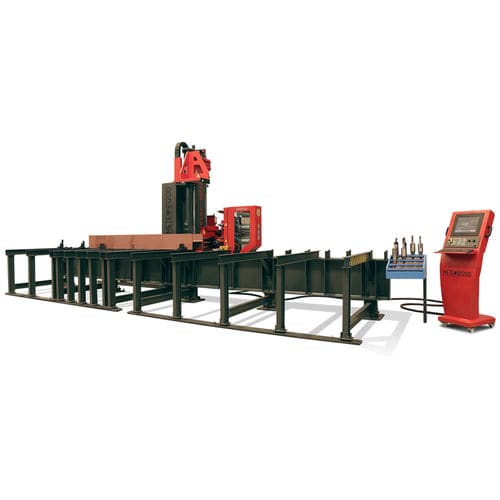 CNC-Bohranlage - Meteor 1200 - AKYAPAK MAKINA SAN TIC - für Profile / für Träger / Laser