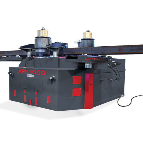 Hydraulische Biegemaschine - APK 1000 - AKYAPAK MAKINA SAN TIC - Rohr / Profil / mit 3 Rollen
