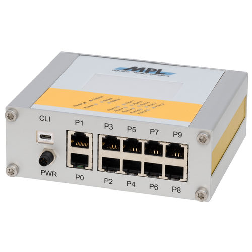 Ethernet-Switch / managed - uMAGBES A10R - MPL - 10 Ports / Gigabit-Ethernet / für DIN-Schiene