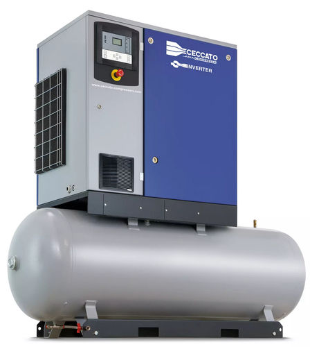 Schraubenkompressor - DRA 10 - 20 HP IVR series - Ceccato Aria Compressa - Luft / elektrisch / stationär