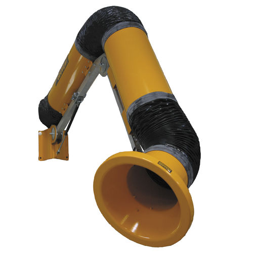 Festinstallierter Absaugarm - ASA-4 series - Geovent - wandmontiert / elastisch / starr