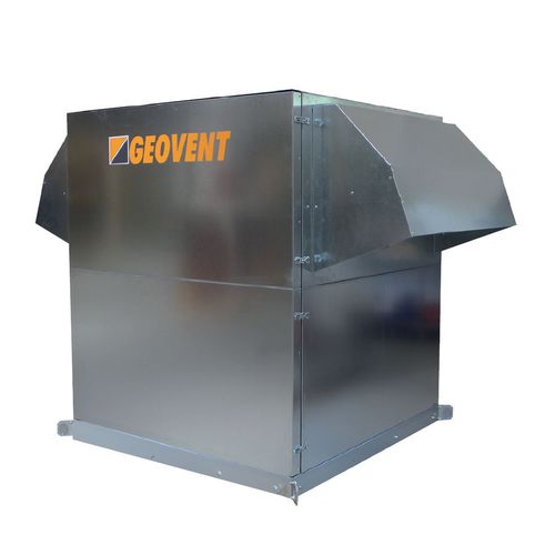 Dach-Luftaufbereitungszentrale - GRTU-3800+ - Geovent - für Lagerhallen / mit Abwärmenutzung / modular