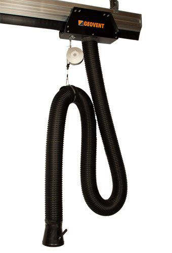 Schlauch für Abgas - Type 35 - Geovent - TPE / Aluminium / zur Rauchabsaugung