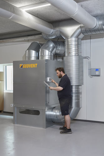 Dach-Luftaufbereitungszentrale - GRTU 3800+ - Geovent - für große Luftmengen / Industrie / mit Abwärmenutzung