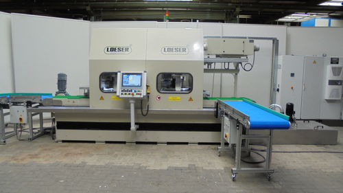 Bürsten-Entgratmaschine - FB 384-500 - LOESER GmbH - Kantenverrundung / zur Endbearbeitung / Schleifmaschine