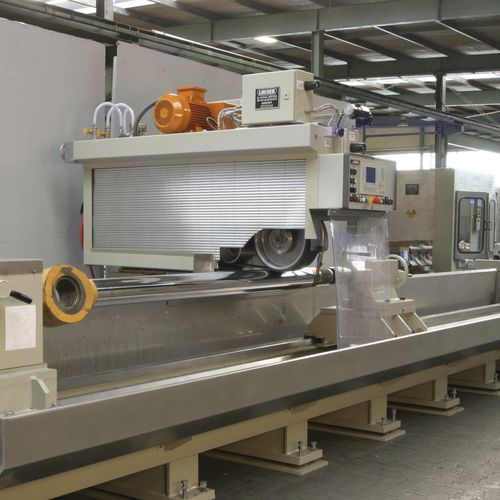 Flachschleifmaschine - ZSP 377 - LOESER GmbH - für Rohre / PLC-gesteuert
