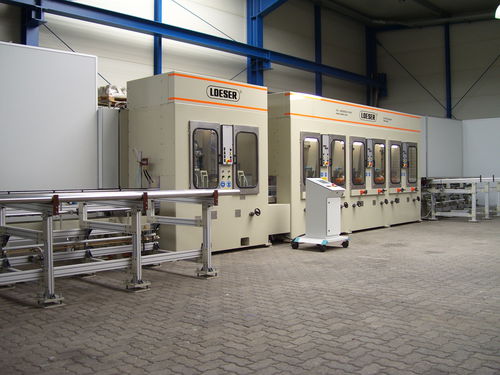 Schleif-Superfinishanlage - RPS+SF - LOESER GmbH - zur Endbearbeitung / linear / für Kolbenstangen