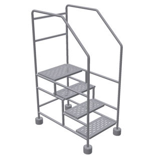 Mobile Trittleiter - STLD series - Palbam Class - Stahl