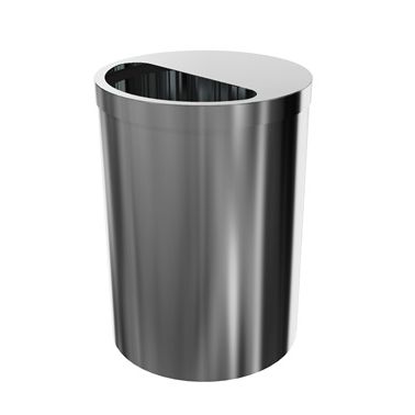 Edelstahl-Abfallbehälter - GW0501 - Palbam Class - für Industrieprodukte / Pedal / für Reinraum