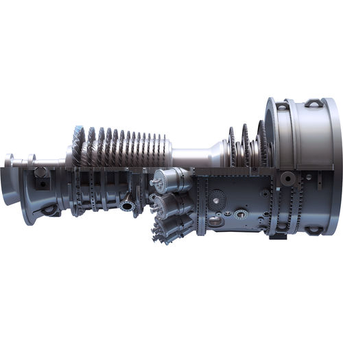 Gas-Turbine - 9F series - GE Gas Turbines - für Stromerzeugung / Gas und Dampf