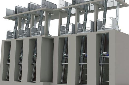 Rechen mit Fenstergittern - Suez Water Technology & Solutions