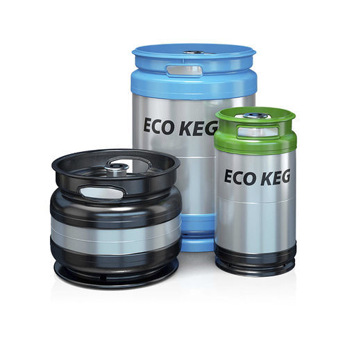 Keg-Fass / Polypropylen - ECO - SCHÄFER Container Systems - Edelstahl / für Bier / für Wein