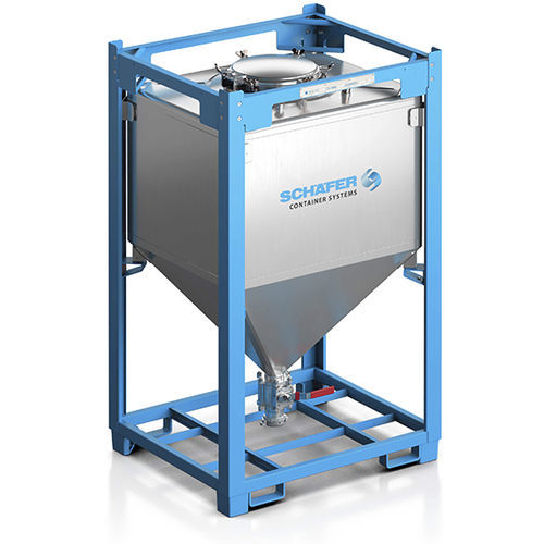 IBC-Behälter / Edelstahl - BSIF series - SCHÄFER Container Systems - Chemikalien / für Lebensmittel / für Schüttgut