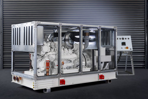 Diesel-Stromaggregat - Lindenberg-Anlagen GmbH - dreiphasig / stationär / luftgekühlt