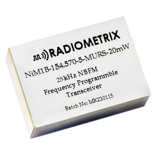 Transceiver-Modul / VHF - NiM1B series - Radiometrix - Telemetrie / Überwachung / Daten
