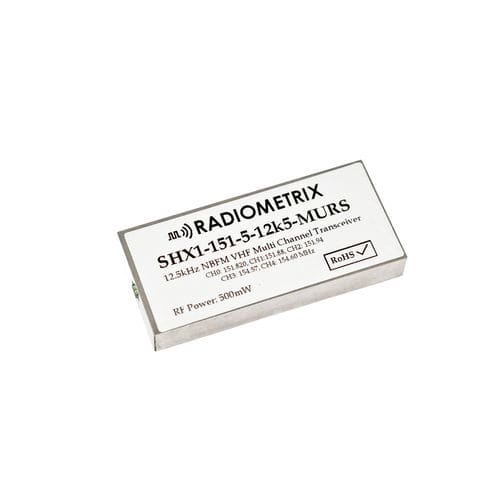 Transceiver-Modul / RF - SHX1 series - Radiometrix - VHF / RS232 / Telemetrie