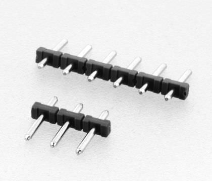 Außen-Stiftleiste - 300 V, 10 A, 5 mm | 823 series  - W+P PRODUCTS - einreihig / Through-Hole / 5.00 mm (0.197")