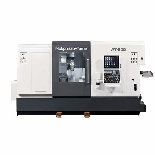 CNC-Drehzentrum - WT-300 - Nakamura-Tome Precision Industry - 2 Spindeln / 48 Werkzeuge / Doppelrevolver