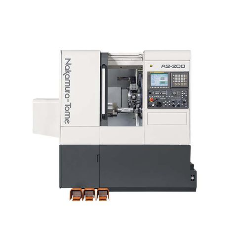 Dreh-Fräszentrum / CNC - AS-200 - Nakamura-Tome Precision Industry - horizontal / Y-Achs / Hochleistung