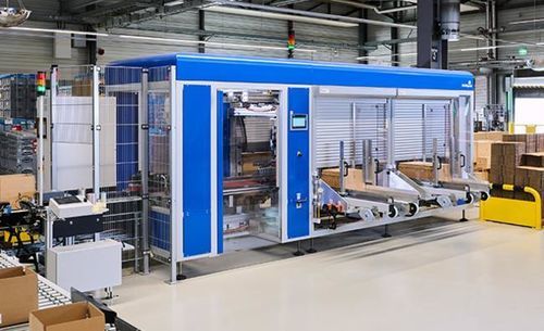 Automatische Verpackungsmaschine - AUTO.ERECT - Storopack - für Versandkartons / für Karton / mit Vertüllen