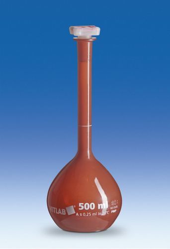 Voll-Phiole - 670950 - VITLAB - Polypropylen / mit Stöpsel / für Labor