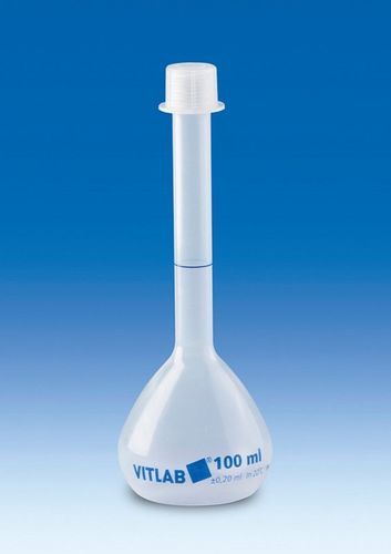 Voll-Phiole - 67 series - VITLAB - Polypropylen / mit Stöpsel / anschraubbar