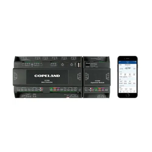 Eingebaute programmierbare Automationssteuerung - CC200  - Emerson Commercial & Residential Solutions - Eingänge / RS485 / modular