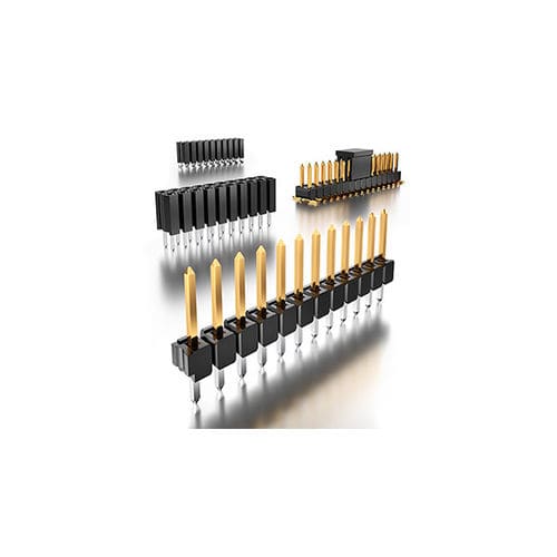Steckverbinder für Leiterplatten - Fischer Elektronik GmbH & Co. KG - Daten / rechteckig / innen