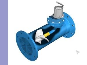 Flügelrad-Durchflussmesser - Mc Propeller - McCrometer - Volumen / für Flüssigkeiten / Inline