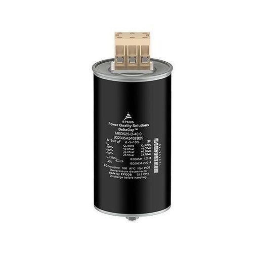 Kondensator / metallisierte Polypropylenfolie - DeltaCap&trade; X - TDK Electronics Europe - zylindrisch / Schraub / für Industrieanwendungen